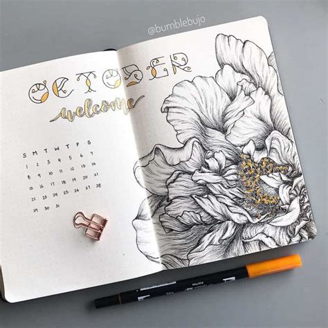 60 Beautiful Bullet Journal Cover Page Ideas For Every Month Of The Year