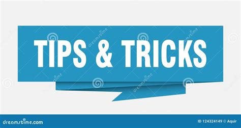 Tips And Tricks Stock Vector Illustration Of Label 124324149