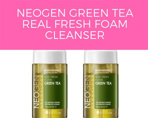 Neogen Green Tea Real Fresh Foam Cleanser Womens Group For Make Up