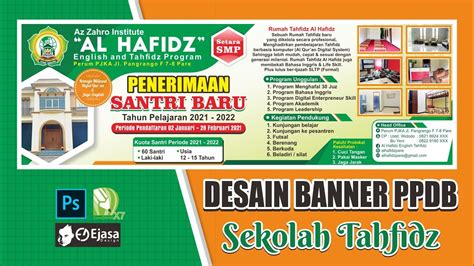 Download Desain Banner Spanduk Ppdb Keren Terbaru Smp Sma Smk Corel Riset