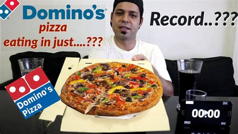 In india, the dominos pizza sizes are 8 inches (diameter) for regular, 10 inches for medium and 12 inches for large. Domino's pizza eating in just..? record? | Domino's pizza ...