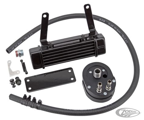 Jagg Lowmount Oil Cooler For Softail Zodiac