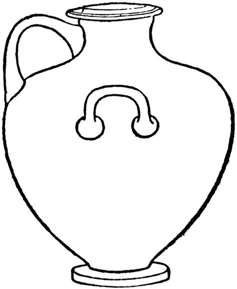 Greek Pot Outline Clipart Best