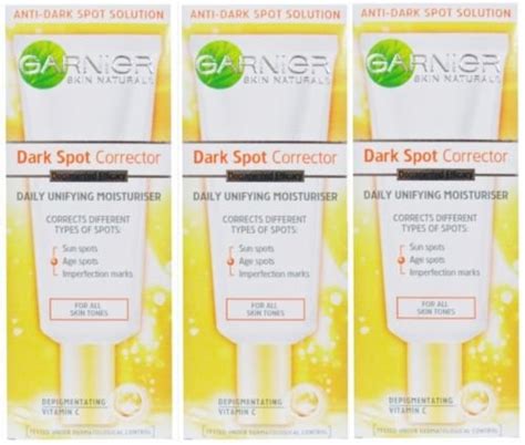 3 X 50ml Garnier Skin Naturals Dark Spot Corrector Daily Moisturiser Review Bulaxzavilov