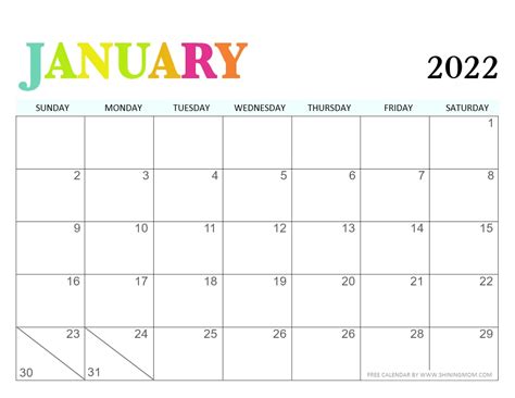 Ultimate List Of 2022 Printable Calendars In Pdf Laptrinhx News