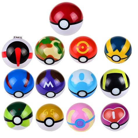 Pokeball Masterball Complete Collections Ball Toy 7cm 13pcs Pokemon Pokeball Toy Pokemon Toy