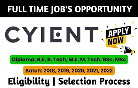 Cyient Hiring Fresher Drive 2023 For Trainee It Jobs Drive