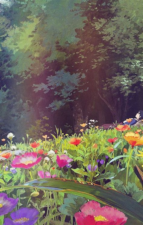 Incredible Studio Ghibli Flowers Wallpaper 2023