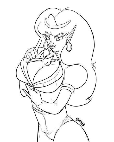 A Peek At Zelda Lineart By Thedotsman Hentai Foundry