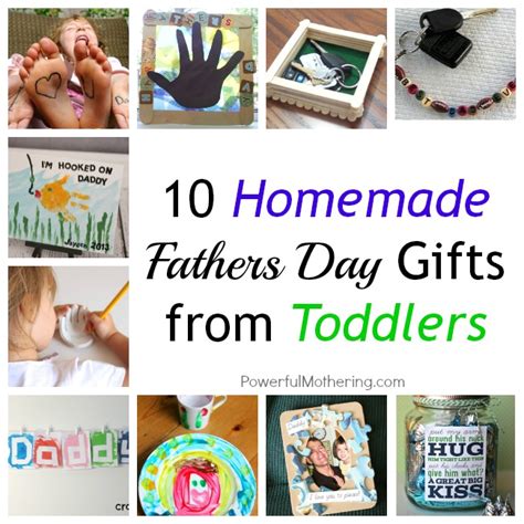 10 Homemade Fathers Day Gifts from Toddlers
