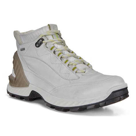 Womens Ecco Boots Exohike Mid Gtx Whitebright White Fight Burger