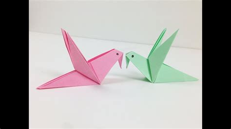 Origami Bird Tutorial Tutorial Iki Rek