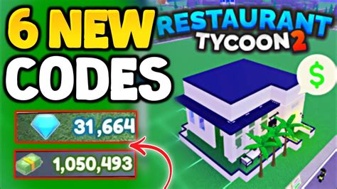 ⚠️hurry Up⚠️ Restaurant Tycoon 2 Codes Roblox Restaurant Tycoon 2