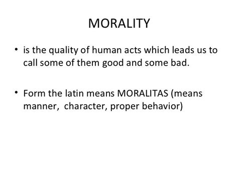 2 Morality