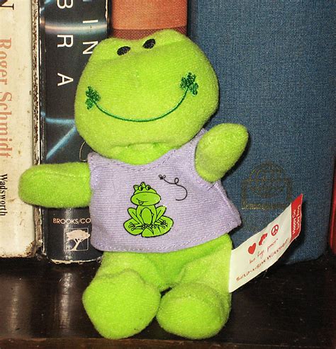 Buy personalised teddy bears online or in store across australia. Percy's Fast Food Toy Stories : Happy Go Lucky Frog - Build A Bear Workshop 2009 McD