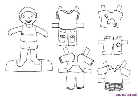 Dibujos De Ninos Para Vestir Y Colorear - Dibujos De Ninos