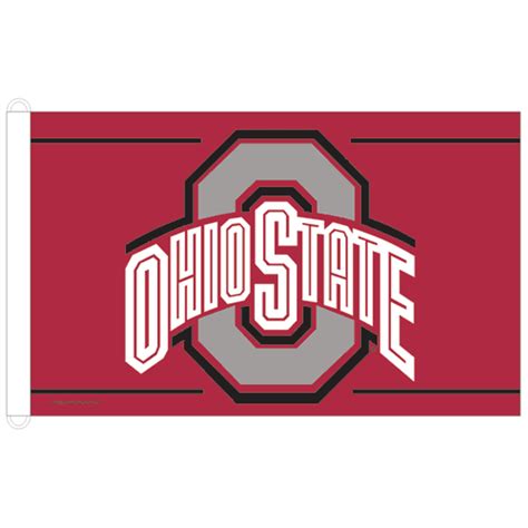 Ohio State University Flag 3x5 Uncommon Usa