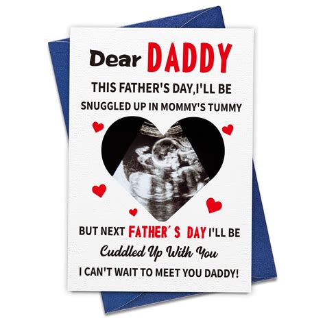 Buy Waahome Funny First Hers Day Card For Dad From Daughter Son Happy 1st Hers Day Card With