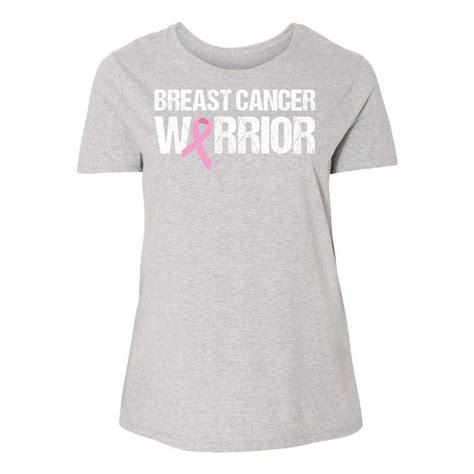 Inktastic Breast Cancer Warrior Womens Plus Size T Shirt Walmart