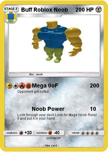 Pokémon Buff Roblox Noob Mega 0of My Pokemon Card