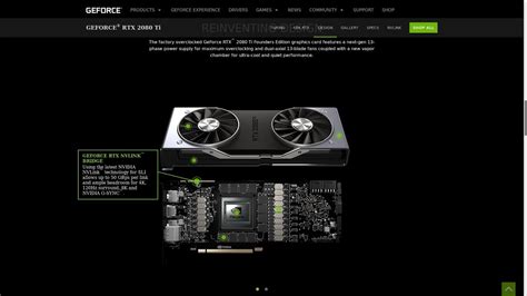 Nvidia Turing Geforce Rtx 2080 Ti Fe Founders Edition Youtube