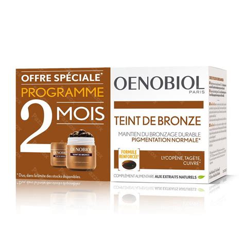 Oenobiol Bronze Teint 2x30 Capsules Pazzox Pharmacie En Ligne
