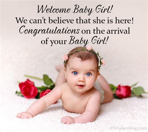 New Baby Girl Wishes Congratulations Messages For Baby Girl Baby