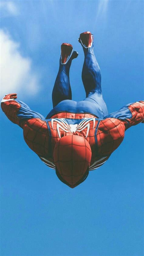 Spider Man Sky Fall Iphone Wallpaper Marvel Wallpaper Amazing