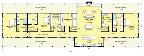 Many families desire a ranch home design because of its. New Long Ranch Style House Plans - New Home Plans Design
