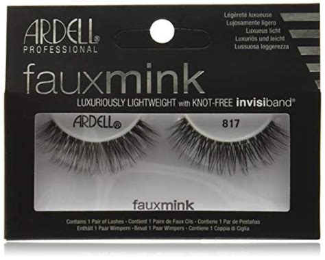 Ardell Faux Mink Strip Lashes 817 Black 1 Pair 2 Pack