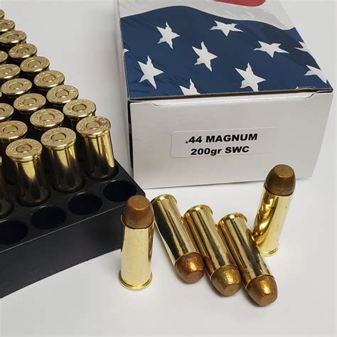 44 Magnum 240 Grain RNFP New Brass 100 Rounds Perfect For Cowboy