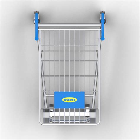 Ikea Shopping Cart 3d Model Turbosquid 1506828