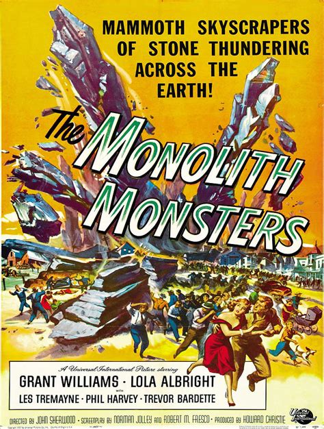 Vintage Poster The Monolith Monsters Painting By Vintage Images