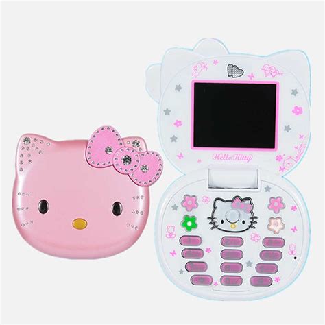 New K688 Hello Kitty Cute Mini Girl Mobile Phone With Flip Cartoon No