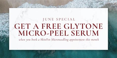 June Special Get A Free Glytone Micro Peel Serum The Skin Center At