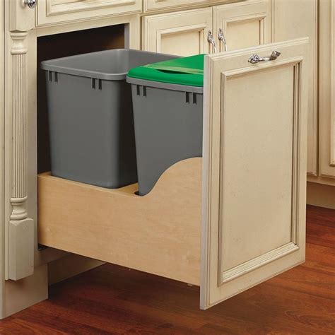 See bins & size options. Pull Out Trash Can | Pull out trash cans, Rev a shelf, Trash can cabinet