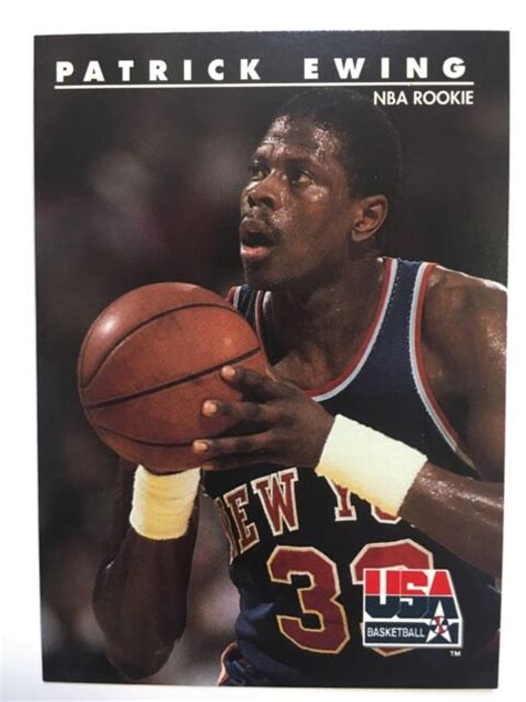 1992 Skybox Usa Knicks Basketball Card 20 Patrick Ewing Knicks Nba