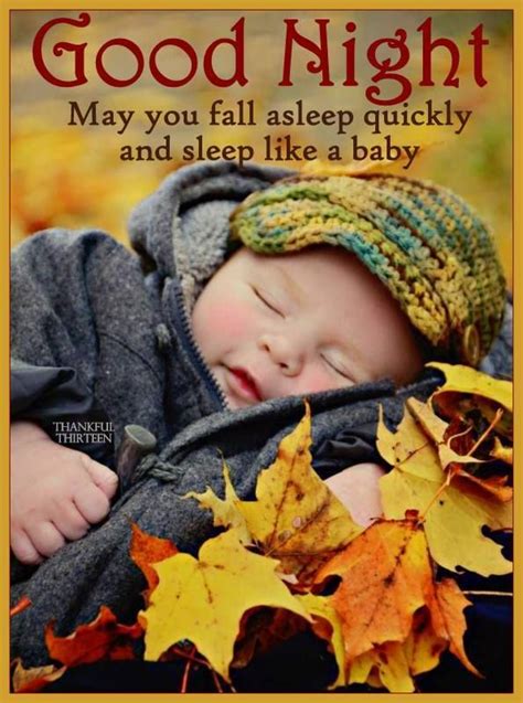 Good Night May You Fall Asleep Quickly And Sleep Like A Baby Pictures