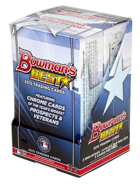 Be one of 50 lucky collectors to celebrate 70 years of topps baseball cards! 2015 Bowman's Best Baseball Hobby Box | DA Card World