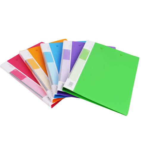 Dl Dl Put 5372 Colorful Double Clip Folder A4 Folder Strong Office