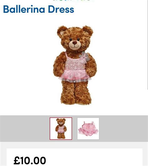 A Brown Teddy Bear Wearing A Pink Dress On The Front Page Of A Store Ad