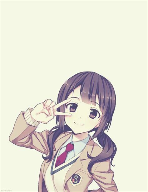 Peace Sign In Anime