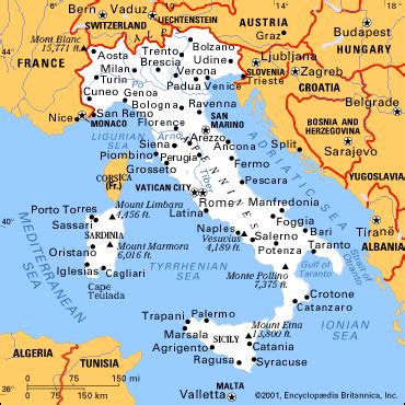 Inicialmente, o modelo geográfico italiano se deu com a constituição da república italiana de 1948, com a separação do. Bussola Escolar>Mapa>Itália