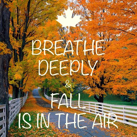 Breathe Deeply And Fall Is In The Air Created With Keep Calm And Carry