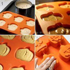 Place the silicone molds on a baking sheet or tray, and pour the melted chocolate into the molds. Halloween Cake & Cupcake Ideas | Silicone molds, Pumpkin ...