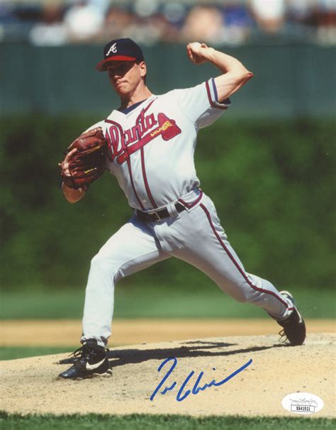 Tom Glavine Signed Braves X Photo Jsa Coa Pristine Auction