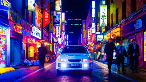 Night Jdm Cars Wallpaper 4k Night Aesthetic Night Jdm Car Wallpaper