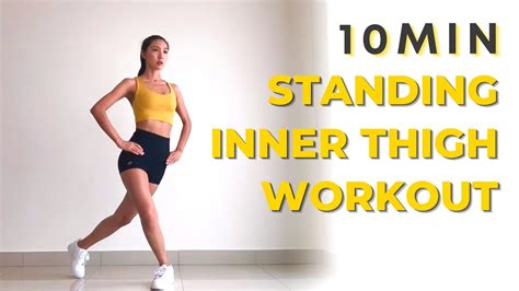 허벅지 안쪽살 실종 서서하는 10분 운동 10min Standing Inner Thigh Workout Youtube