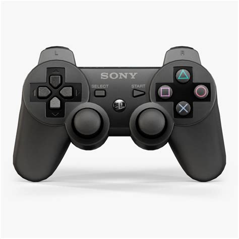 3d Model Sony Playstation Dualshock 3 Wireless Controller Vr Ar Low