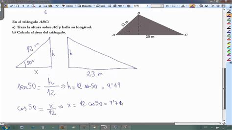 Formula Para Area De Un Triangulo Escaleno